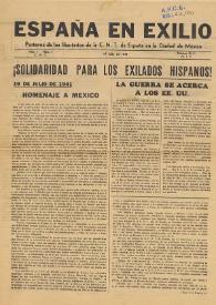 España en Exilio : "Portavoz De Los Libertarios De La Cnt De España En Ciudad De México". | Biblioteca Virtual Miguel de Cervantes