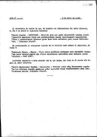 Acta. 9 de abril de 1944 | Biblioteca Virtual Miguel de Cervantes
