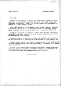 Acta. 19 de mayo de 1944 | Biblioteca Virtual Miguel de Cervantes