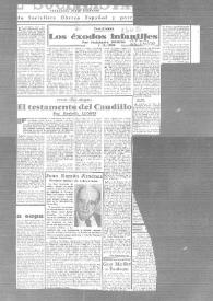 Los éxodos infantiles / por Indalecio Prieto  | Biblioteca Virtual Miguel de Cervantes