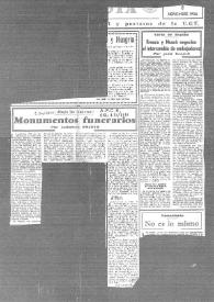 Monumentos funerarios / por Indalecio Prieto  | Biblioteca Virtual Miguel de Cervantes