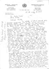 Carta de Eugenio Xammar a Carlos Esplá. Ginebra, 31 de mayo de 1956 | Biblioteca Virtual Miguel de Cervantes