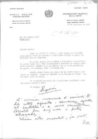 Carta de Eugenio Xammar a Carlos Esplá. Ginebra, 22 de diciembre de 1954 | Biblioteca Virtual Miguel de Cervantes