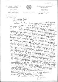 Carta de Eugenio Xammar a Carlos Esplá. Ginebra, 29 de diciembre de 1955 | Biblioteca Virtual Miguel de Cervantes