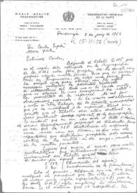 Carta de Eugenio Xammar a Carlos Esplá. Perpiñán, 8 de junio de 1956 | Biblioteca Virtual Miguel de Cervantes