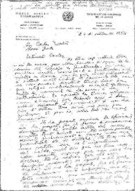 Carta de Eugenio Xammar a Carlos Esplá. Ginebra, 24 de octubre de 1956 | Biblioteca Virtual Miguel de Cervantes
