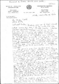 Carta de Eugenio Xammar a Carlos Esplá. Ginebra, 14 de noviembre de 1956 | Biblioteca Virtual Miguel de Cervantes