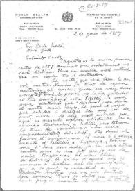 Carta de Eugenio Xammar a Carlos Esplá. Ginebra, 2 de enero de 1957 | Biblioteca Virtual Miguel de Cervantes