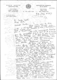 Carta de Eugenio Xammar a Carlos Esplá. Ginebra, 8 de junio de 1957 | Biblioteca Virtual Miguel de Cervantes