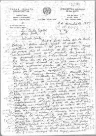 Carta de Eugenio Xammar a Carlos Esplá. Ginebra, 2 de diciembre de 1957 | Biblioteca Virtual Miguel de Cervantes