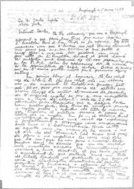 Carta de Eugenio Xammar a Carlos Esplá. Perpiñán, 25 de marzo de 1958 | Biblioteca Virtual Miguel de Cervantes