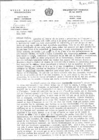 Carta de Eugenio Xammar a Carlos Esplá. Ginebra, 31 de enero de 1959 | Biblioteca Virtual Miguel de Cervantes