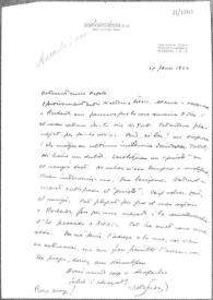 Carta a Carlos Esplá, [15 de enero de 1960] | Biblioteca Virtual Miguel de Cervantes