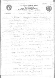 Carta de Carlos Esplá a Eugenio Xammar. Nueva York, 2 de noviembre de 1960 | Biblioteca Virtual Miguel de Cervantes