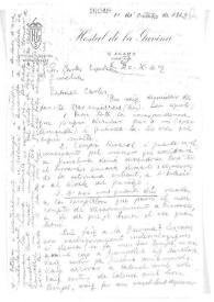 Carta de Eugenio Xammar a Carlos Esplá. Ginebra, 11 de octubre de 1962 | Biblioteca Virtual Miguel de Cervantes