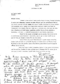 Carta de Eugenio Xammar a Carlos Esplá. Viena, 13 de abril de 1963 | Biblioteca Virtual Miguel de Cervantes