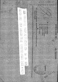 Telegrama del 24 de julio de 1958 | Biblioteca Virtual Miguel de Cervantes