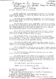 Carta de Carlos Esplá al Señor Director General de Aduanas. México, 1 de diciembre de 1960 | Biblioteca Virtual Miguel de Cervantes