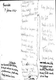 Anotaciones de Carlos Esplá, 7 de febrero de 1965 | Biblioteca Virtual Miguel de Cervantes