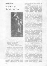 Sluchajac Rubinsteina | Biblioteca Virtual Miguel de Cervantes