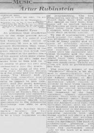 Artur (Arthur) Rubinstein | Biblioteca Virtual Miguel de Cervantes