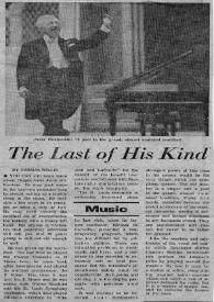 The last of his kind | Biblioteca Virtual Miguel de Cervantes