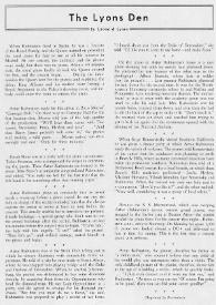 Artur (Arthur) Rubinstein : The Lyons Den | Biblioteca Virtual Miguel de Cervantes