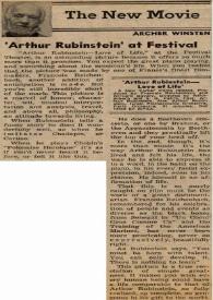 'Arthur Rubinstein' at Festival | Biblioteca Virtual Miguel de Cervantes