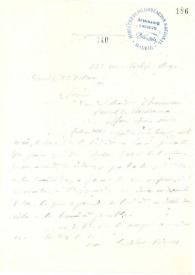 Carta de Juan Huertas a CHAMORRO, Salvador | Biblioteca Virtual Miguel de Cervantes
