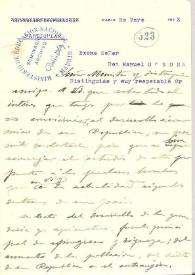 Carta manuscrita | Biblioteca Virtual Miguel de Cervantes