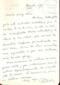 Carta manuscrita | Biblioteca Virtual Miguel de Cervantes