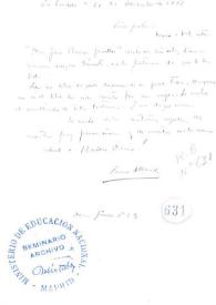 Carta de ALLENDE, Leonor | Biblioteca Virtual Miguel de Cervantes