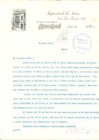 Carta de Drago, José María | Biblioteca Virtual Miguel de Cervantes