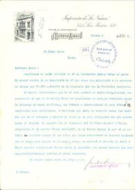 Carta de Drago, José María | Biblioteca Virtual Miguel de Cervantes