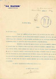 Carta de Drago, José María | Biblioteca Virtual Miguel de Cervantes