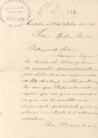 Carta de López, Martina | Biblioteca Virtual Miguel de Cervantes