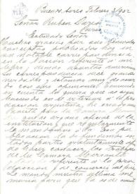 Carta de Lix Klebs, Carlos | Biblioteca Virtual Miguel de Cervantes