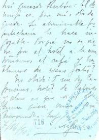 Carta de Lugones, Leopoldo | Biblioteca Virtual Miguel de Cervantes