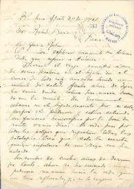Carta manuscrita | Biblioteca Virtual Miguel de Cervantes