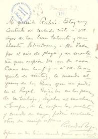 Carta manuscrita | Biblioteca Virtual Miguel de Cervantes