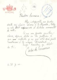 Carta manuscrita con membrete: "Royal Hotel Buenos Aires" | Biblioteca Virtual Miguel de Cervantes
