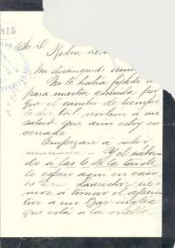 Carta manuscrita | Biblioteca Virtual Miguel de Cervantes