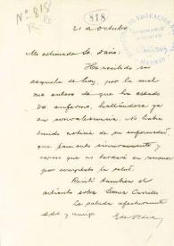Carta manuscrita | Biblioteca Virtual Miguel de Cervantes