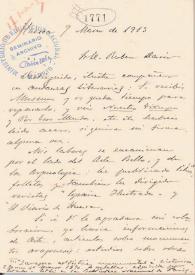 Carta de Gascón de Gotor, Anselmo | Biblioteca Virtual Miguel de Cervantes