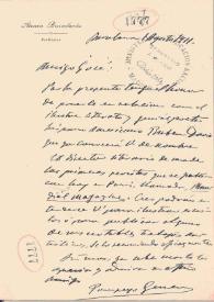 Carta de Gener, Pompeyo | Biblioteca Virtual Miguel de Cervantes