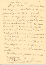 Carta de Gener, Pompeyo | Biblioteca Virtual Miguel de Cervantes