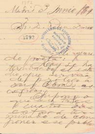 Carta de González Blanco, Andrés | Biblioteca Virtual Miguel de Cervantes