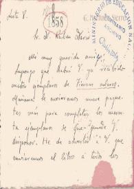 Carta de Martínez Sierra, Gregorio | Biblioteca Virtual Miguel de Cervantes
