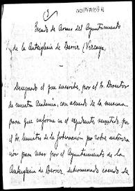 Informe sobre el diseño de escudo de armas del Ayuntamiento de la Anteiglesia de Berriz | Biblioteca Virtual Miguel de Cervantes