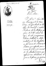 Oficio de remisión de copia de siete inscripciones romanas halladas en Córdoba y tres descubiertas en las minas de Linares de Baeza | Biblioteca Virtual Miguel de Cervantes